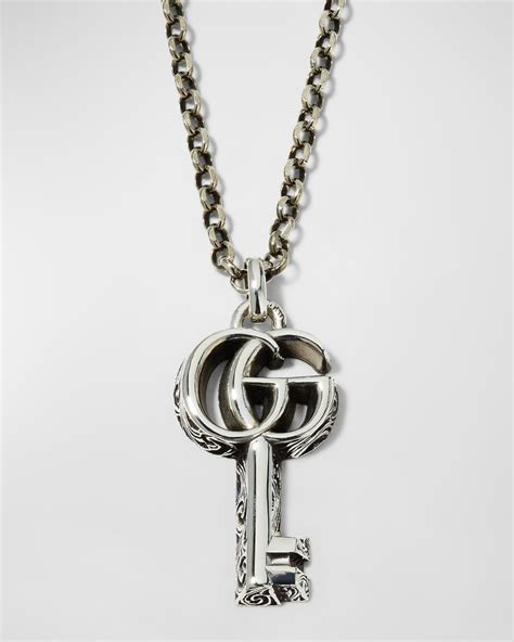 gucci lmdm neckless 42cm ygd top opal&d|Gucci GG Marmont Key Pendant Necklace .